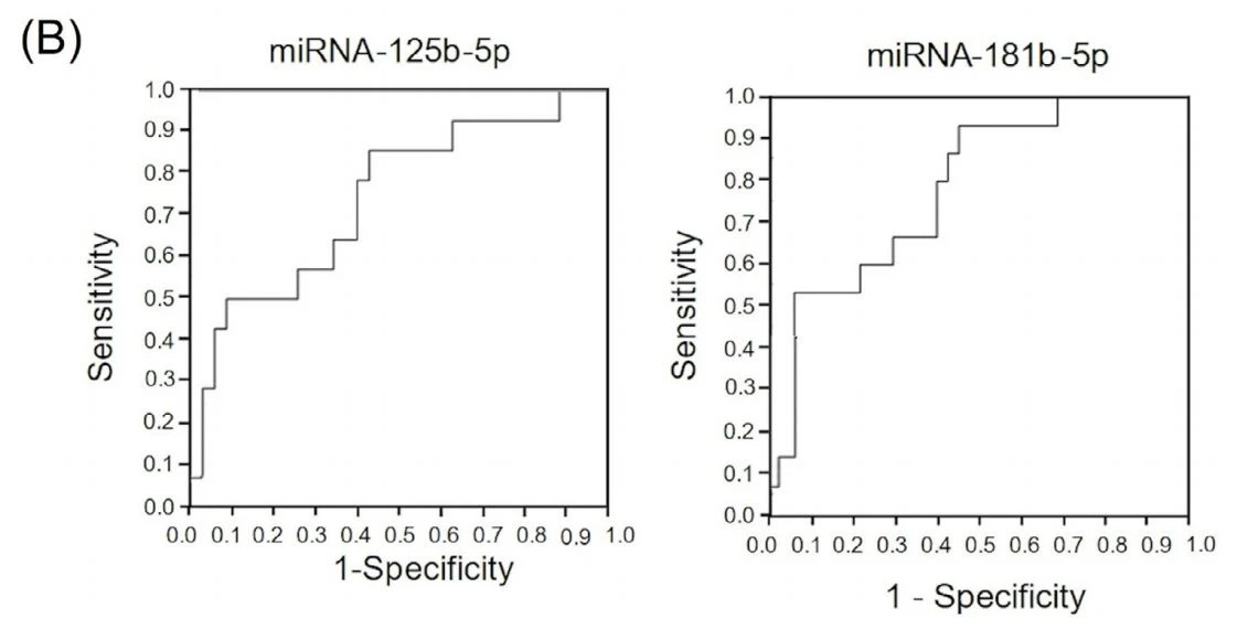 Utility of the serum levels of miR-125b-5p and miRNA-181b-5p as diagnostic biomarkers for DKD Utility of the serum levels of miR-125b-5p and miRNA-181b-5p as diagnostic biomarkers for DKD
