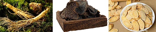 Chinese medicines such as ginseng, Cistanche deserticola, and astragalus Chinese medicines such as ginseng, Cistanche deserticola, and astragalus